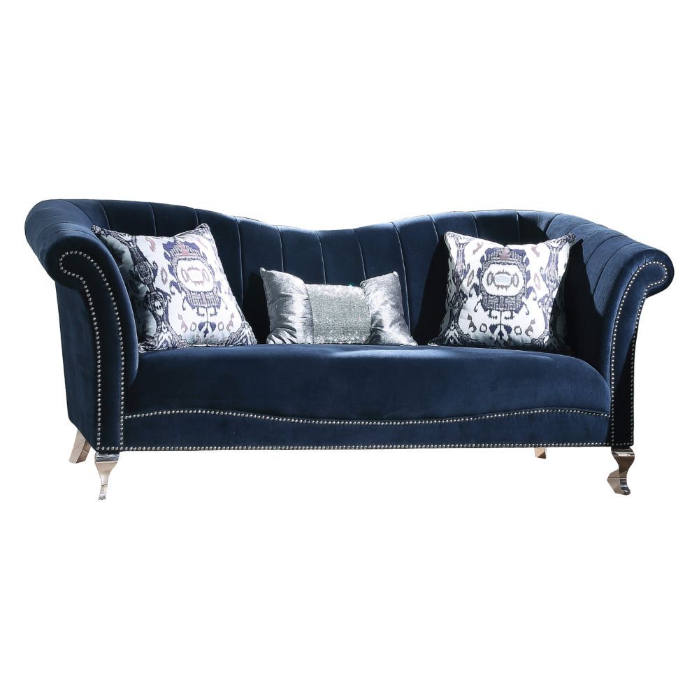 ACME Jaborosa - Sofa - Blue Velvet | Meri Furniture