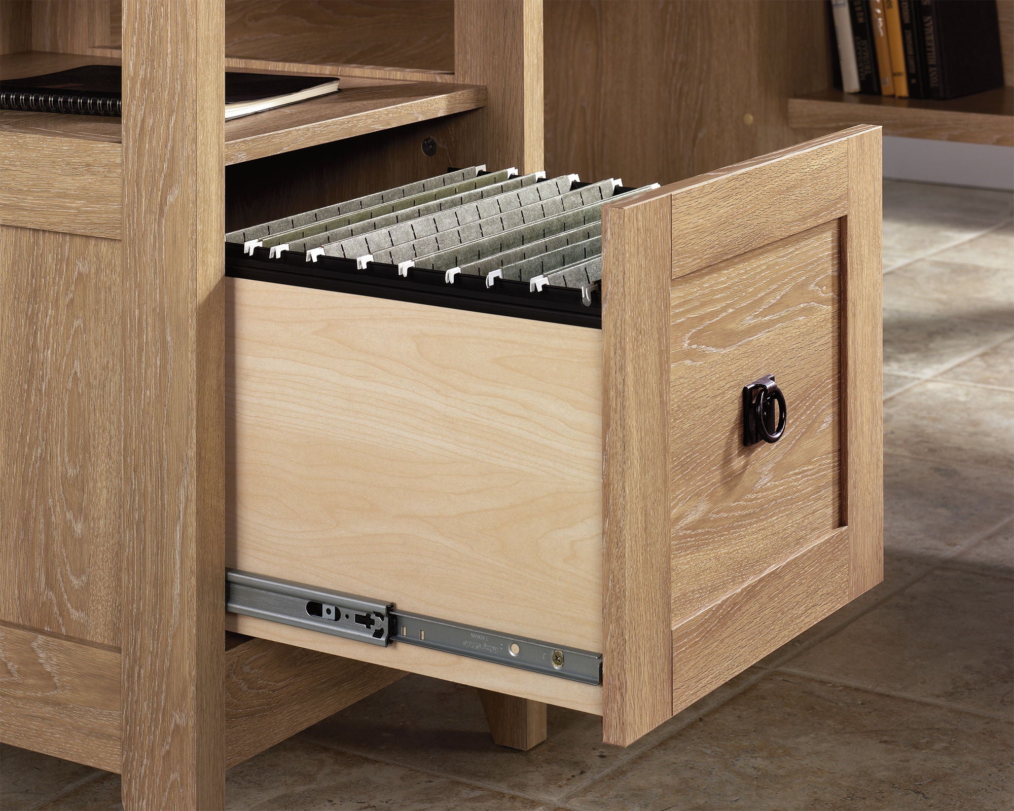 L-Shaped Desk in Dover Oak