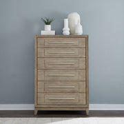 Liberty Furniture Brentwood - 6 Drawer Chest - Sandstone | Meri Furniture