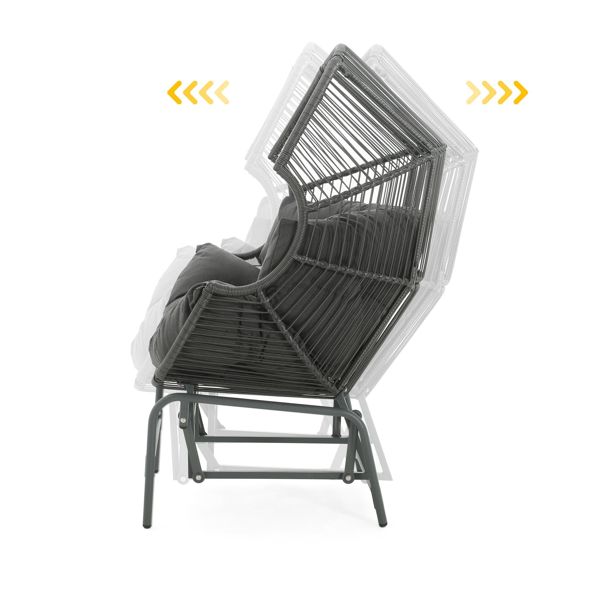 Palos - Outdoor Wicker Glider Chair
