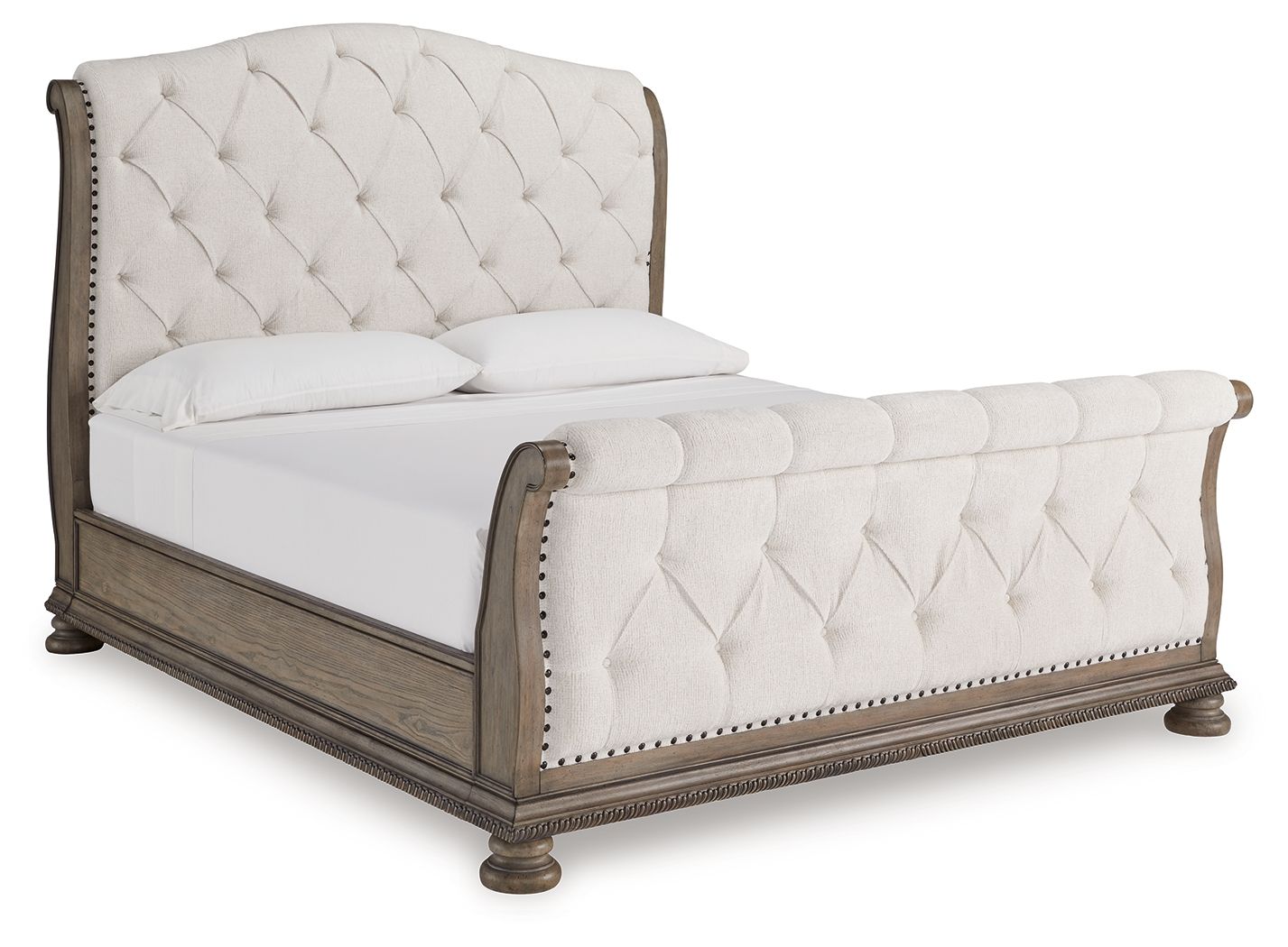Signature Design by Ashley® Ardenfield - Upholstered Sleigh Bed | Meri Furniture
