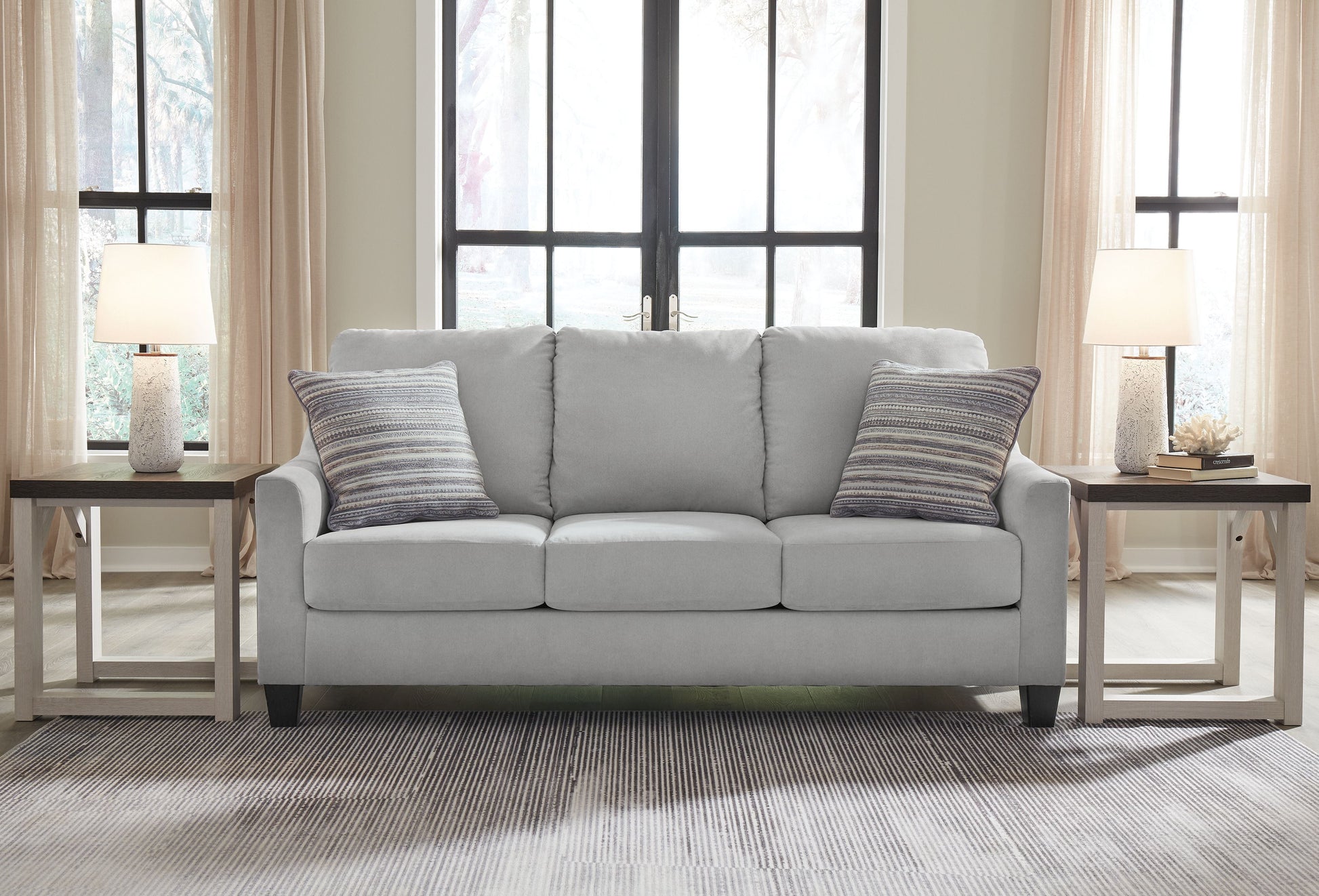 Signature Design by Ashley® Adlai - Shadow - Sofa | Meri Furniture