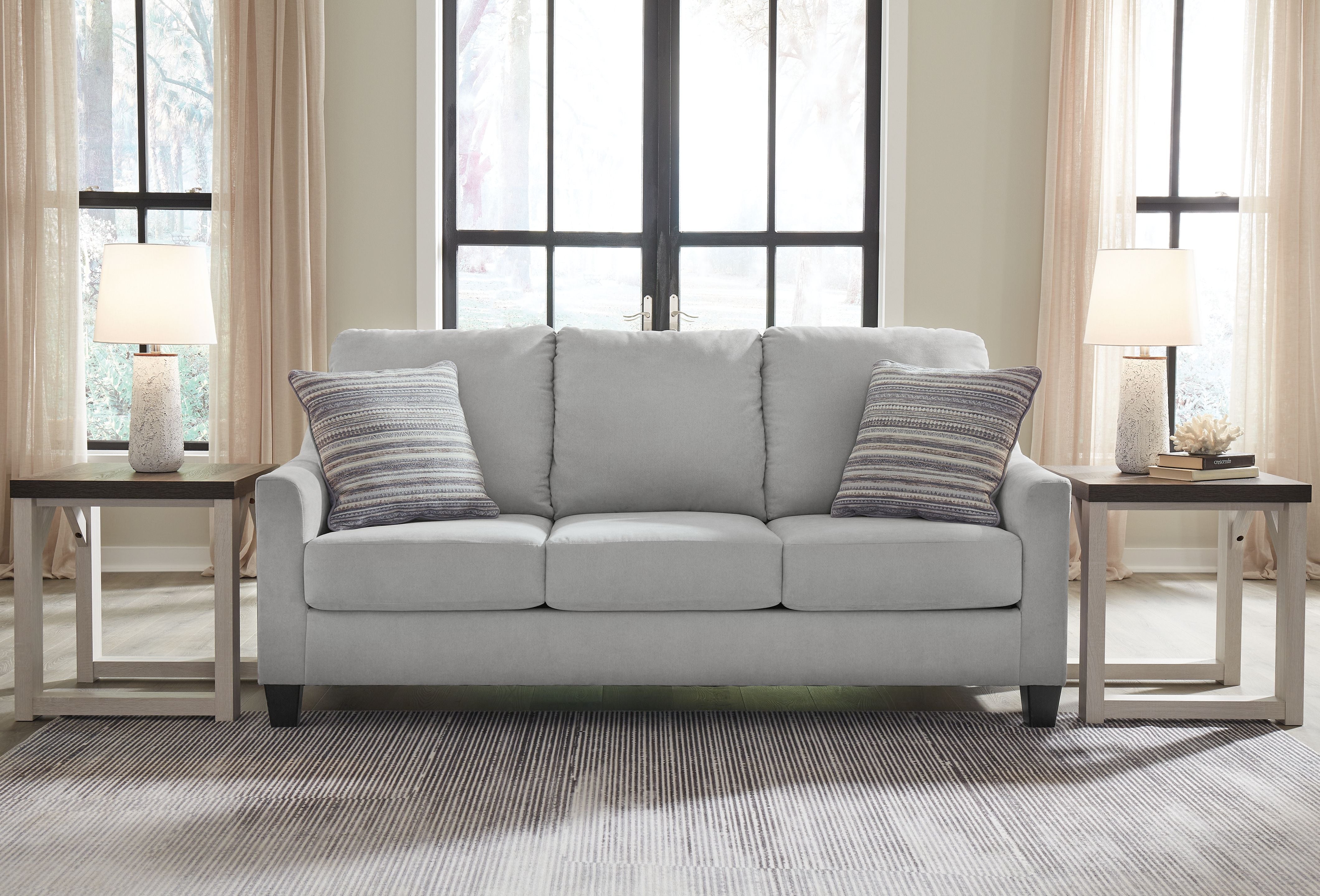 Signature Design by Ashley® Adlai - Shadow - Sofa | Meri Furniture