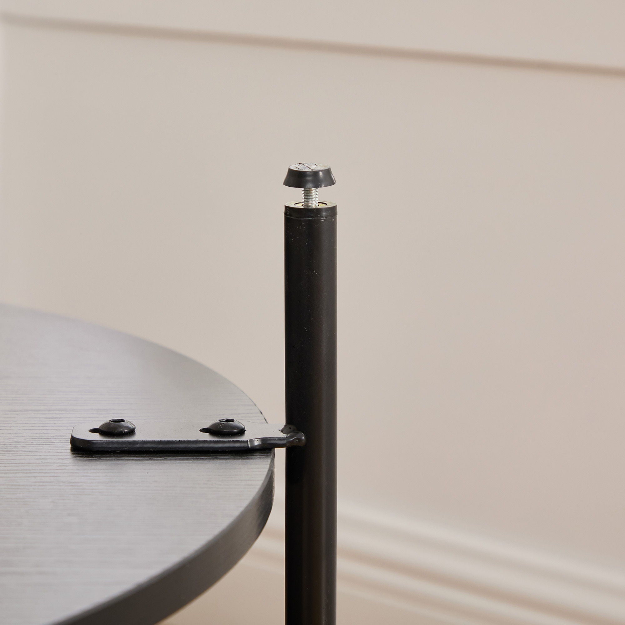 Upholstered Ottoman Coffee Table Foot Rest With Open Storage