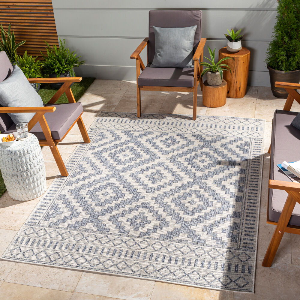 Tuareg Machine Woven Rug