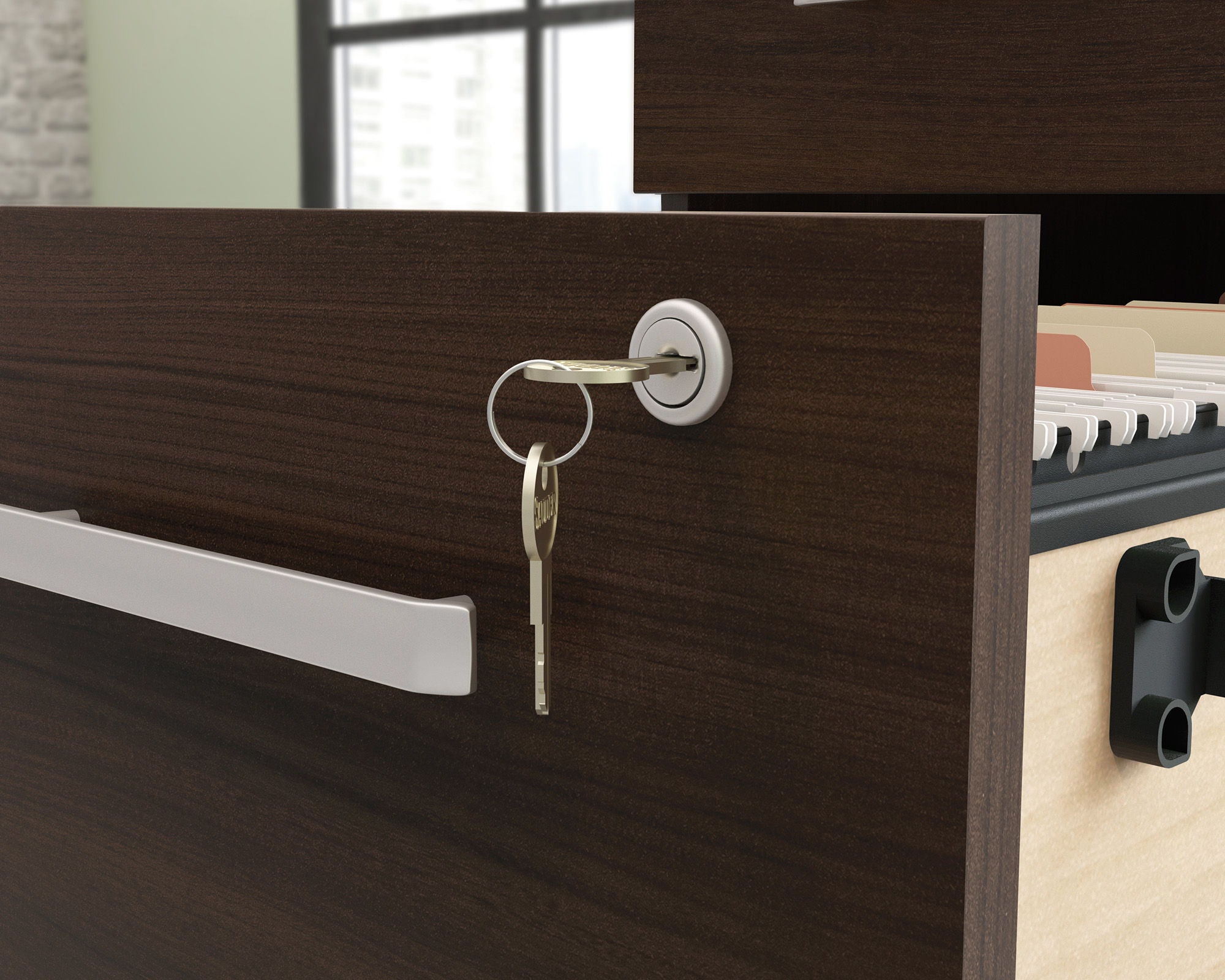 Commercial 3-Drawer Pedestal File Cabinet