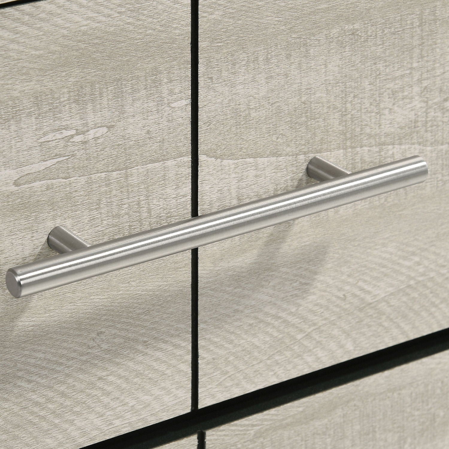 Strout - 4 Piece Queen Bedroom Set With Upholstered Headboard - Rustic