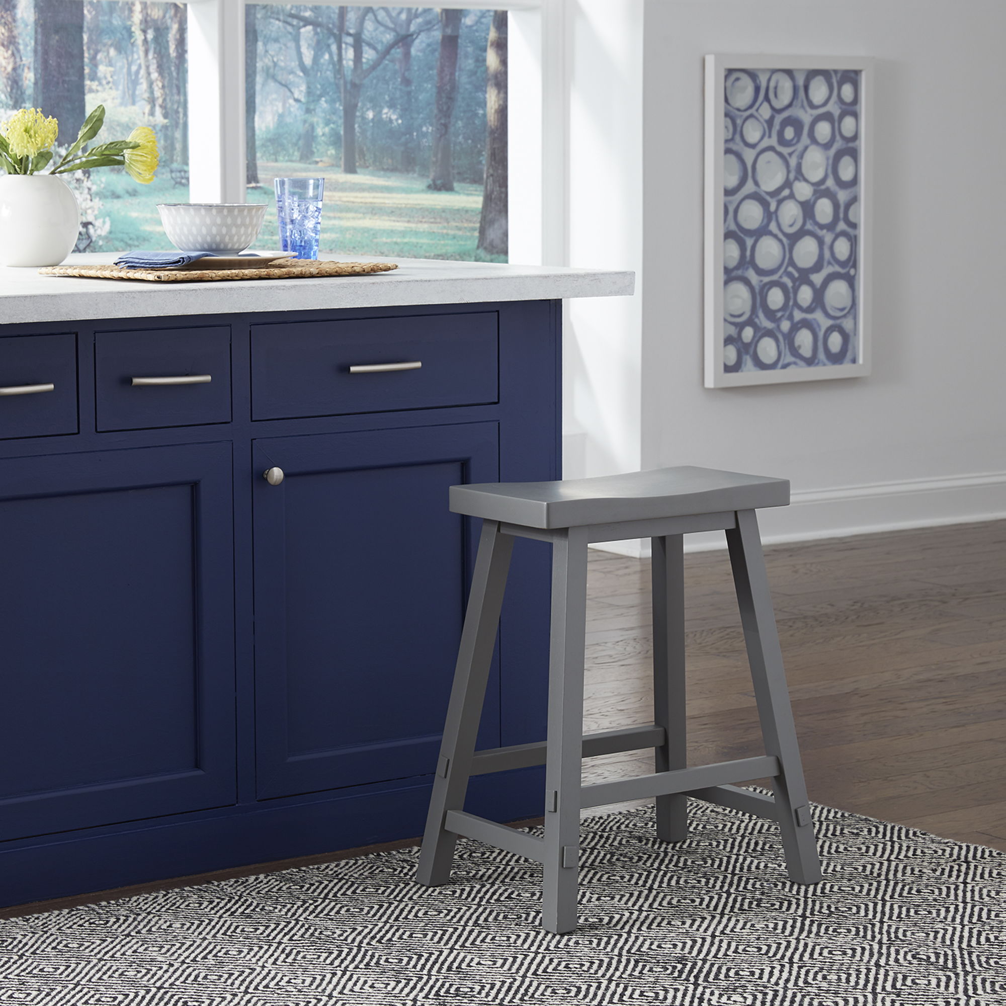 Liberty Furniture Creations II - 24" Sawhorse Counter Stool | Meri Furniture