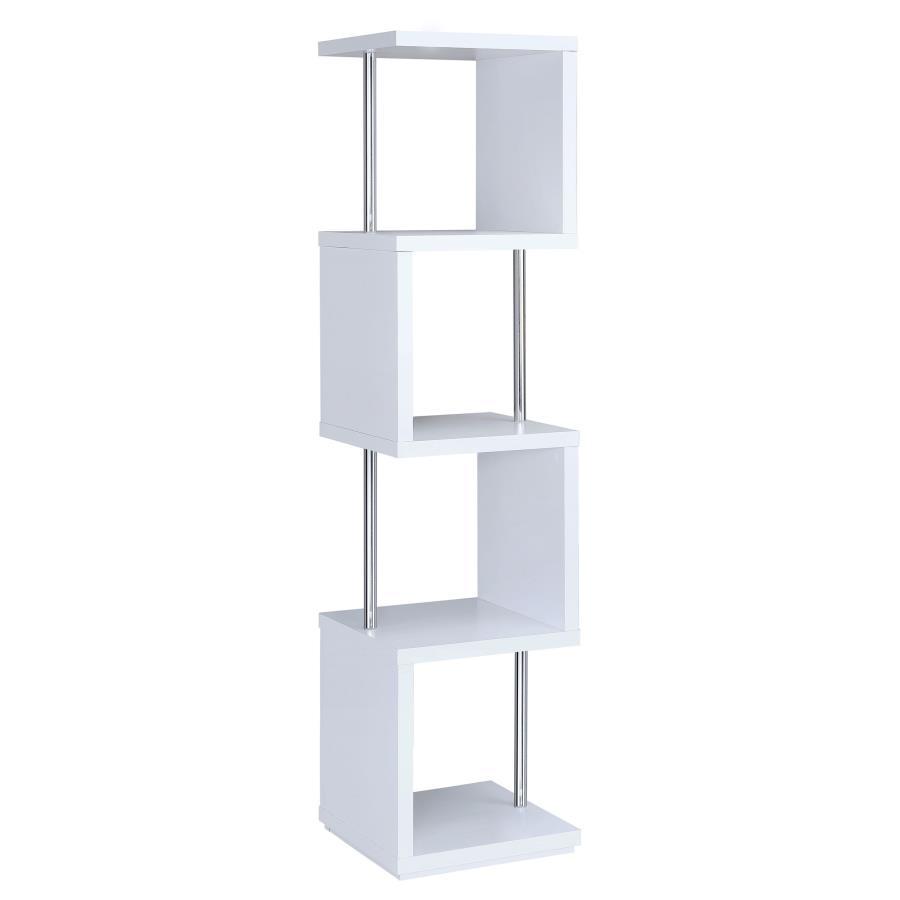Coaster Fine Furniture Baxter - 4-shelf Bookcase | Meri Furniture
