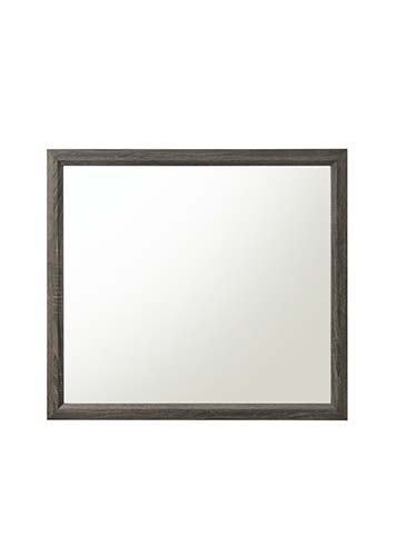 ACME Valdemar - Mirror - Weathered Gray | Meri Furniture