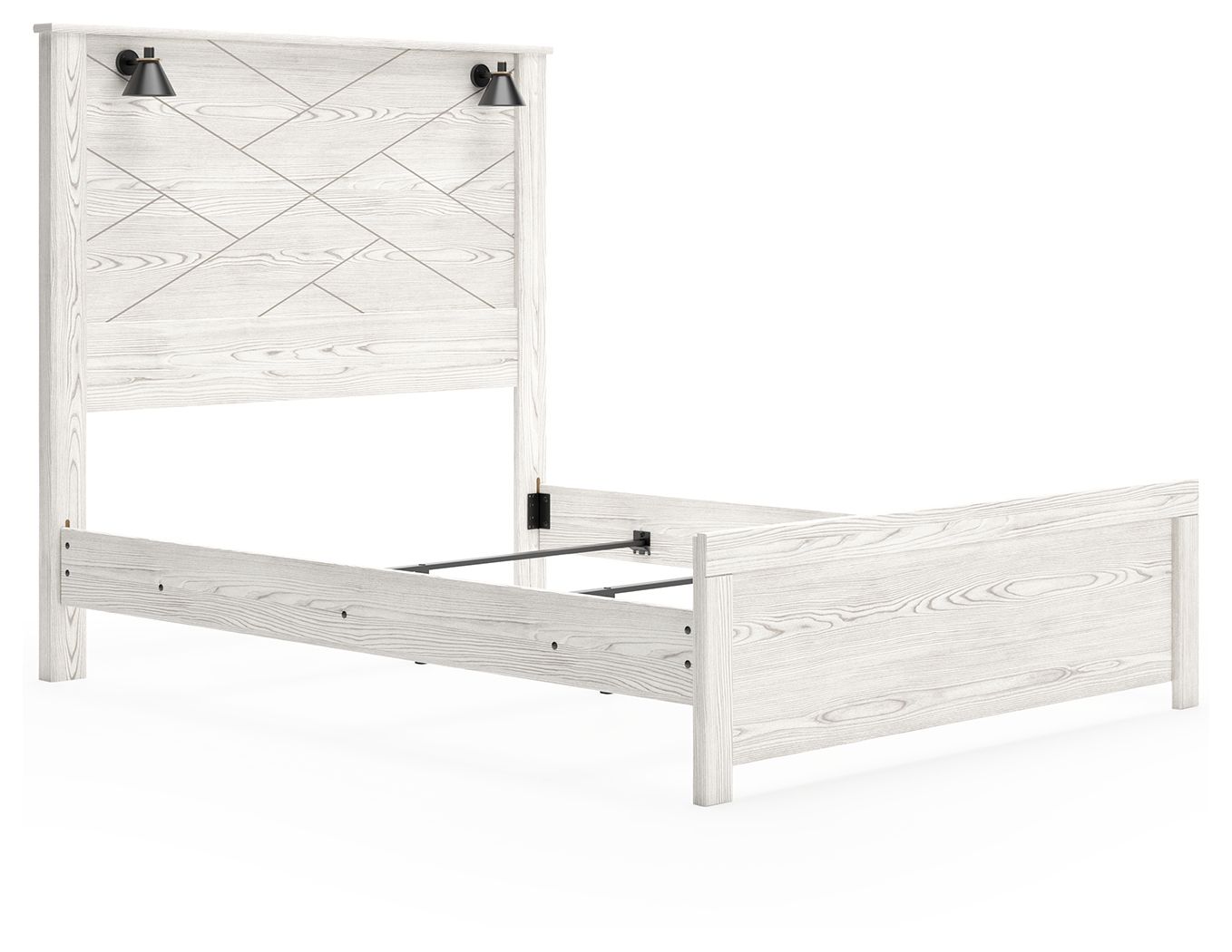 Signature Design by Ashley® Gerridan - Panel Bed With Sconces | Meri Furniture