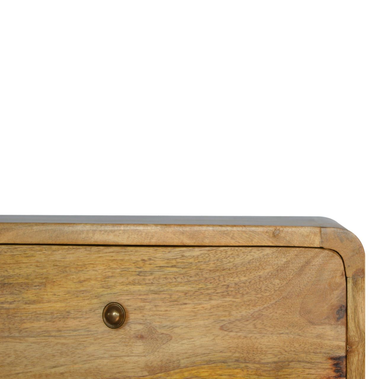 Curved Wall Mounted Bedside Nightstand