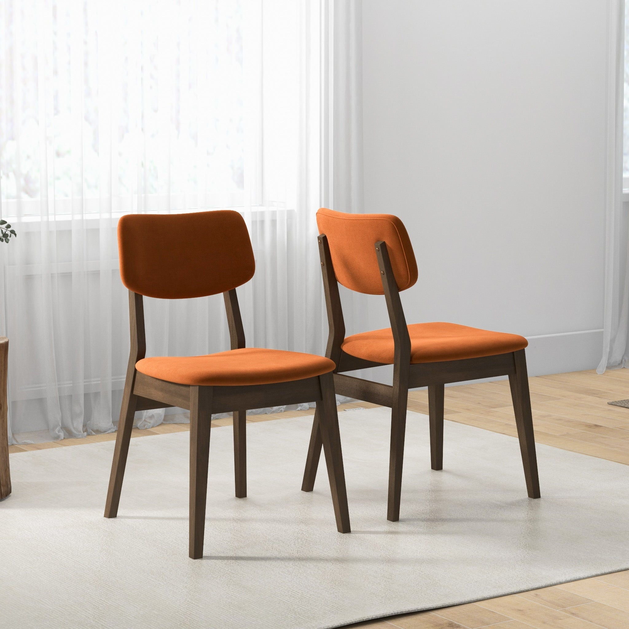 Carlos - Solid Back Side Chair (Set of 2)