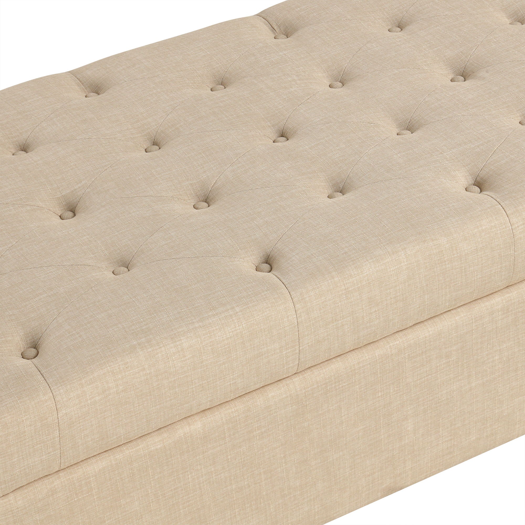 Convertible Folding Sofa Bed Ottoman With Memory Mattress And Tufted Design