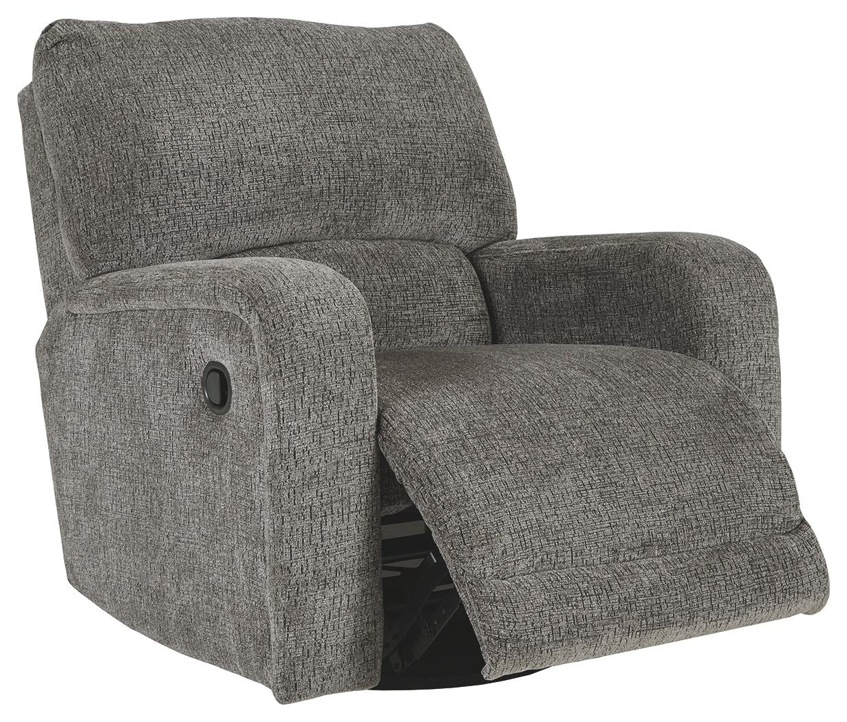 Ashley Furniture Wittlich - Slate - Swivel Glider Recliner | Meri Furniture