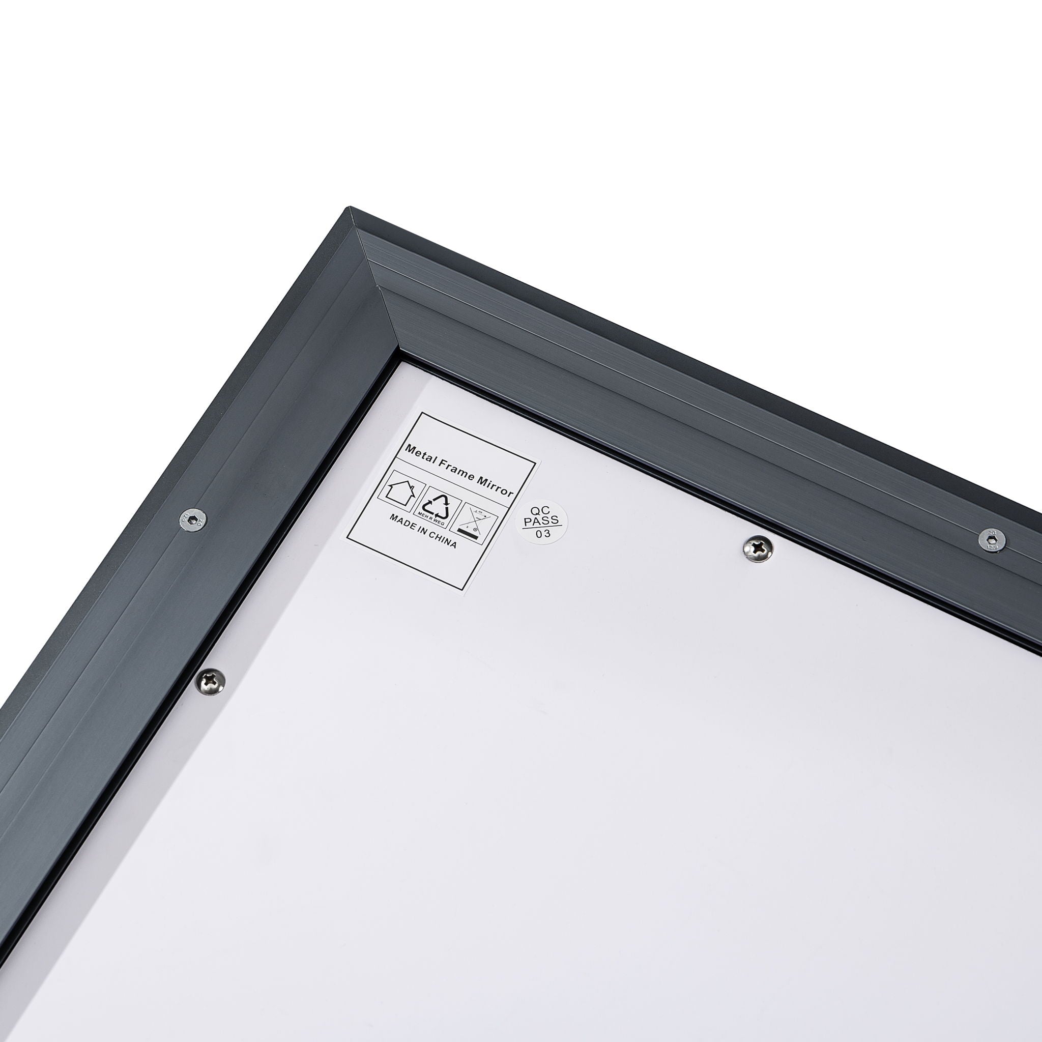 LED Bathroom Beveled Mirror, 3000 - 6000K Gradient Front And Backlit LED Mirror For Bathroom, 3 Colors Dimmable, Ip54 Enhanced Anti Fog