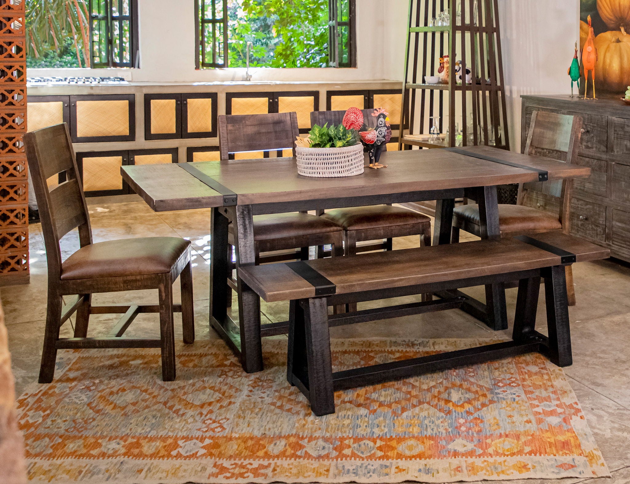 Urban Art - Chair (Set of 2) - Rich Brown