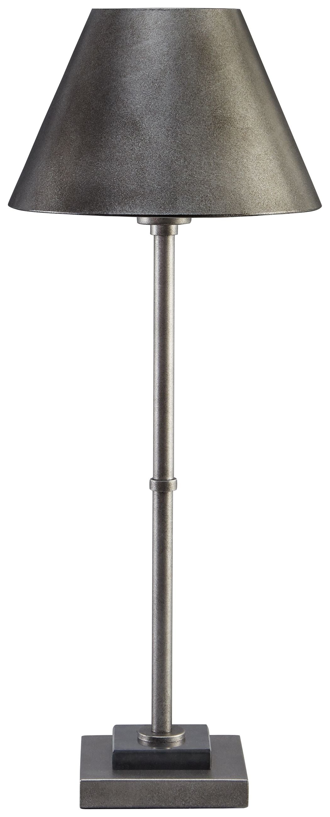 Ashley Furniture Belldunn - Antique Pewter Finish - Metal Table Lamp | Meri Furniture