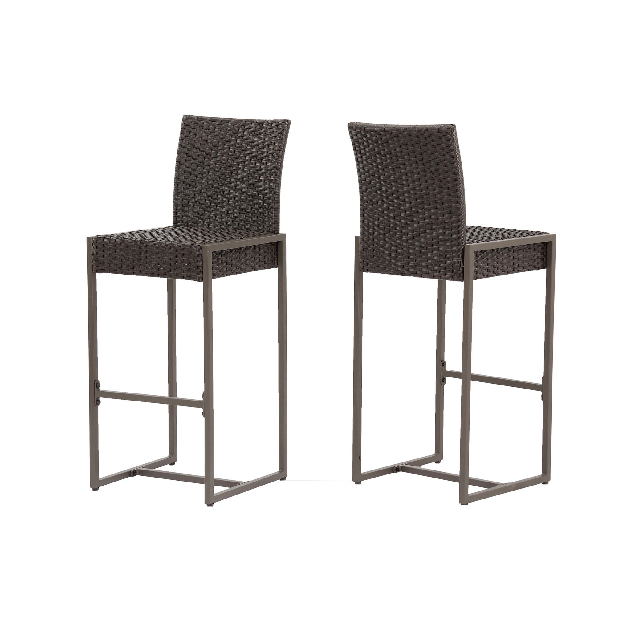 Outdoor Barstool With Hand Crafted Details (Set of 2)