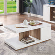 Furniture of America Moa - Coffee Table - White / Natural Tone | Meri Furniture