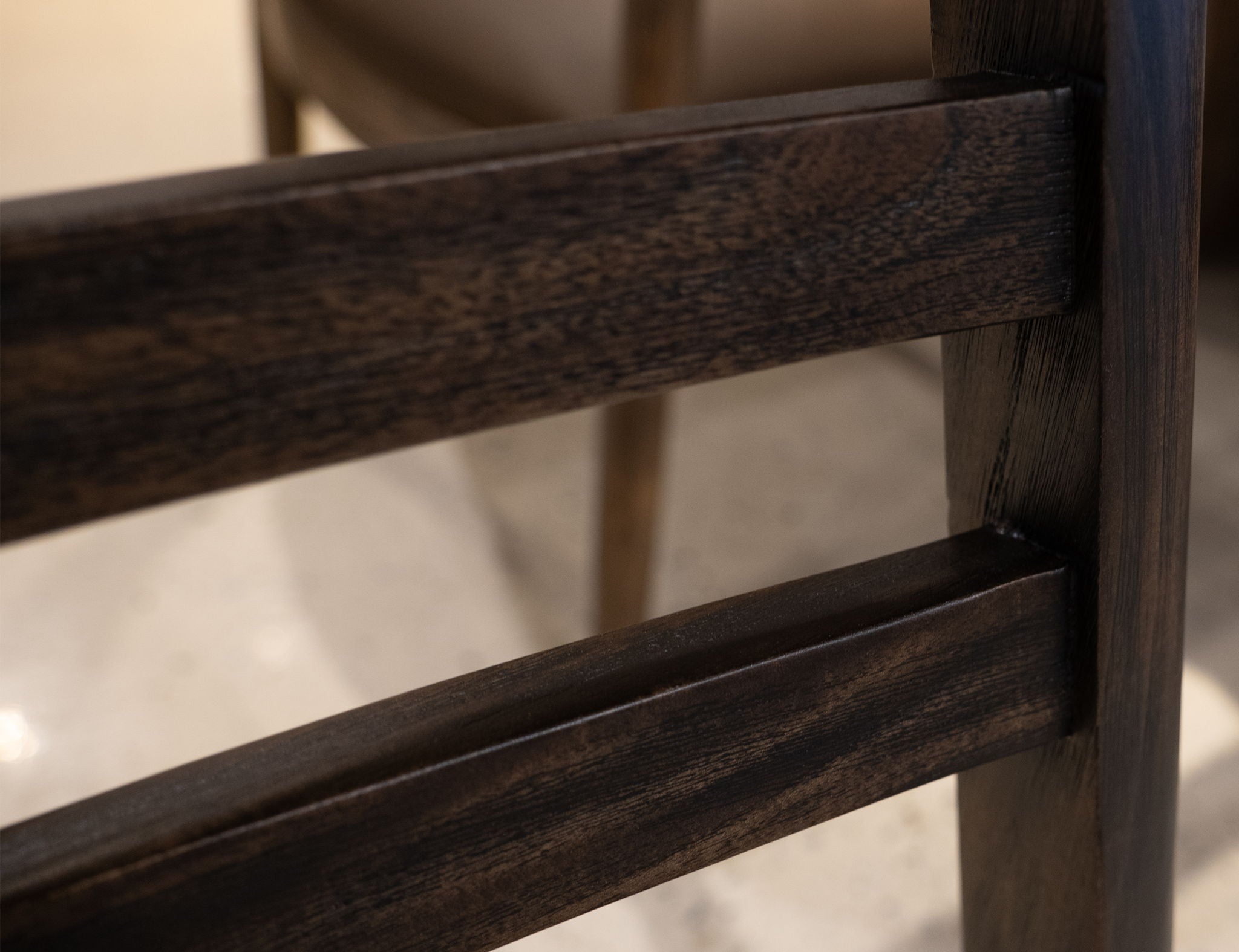 Balam - Upholstered Seat Wooden Chair (Set of 2) - Oil Black