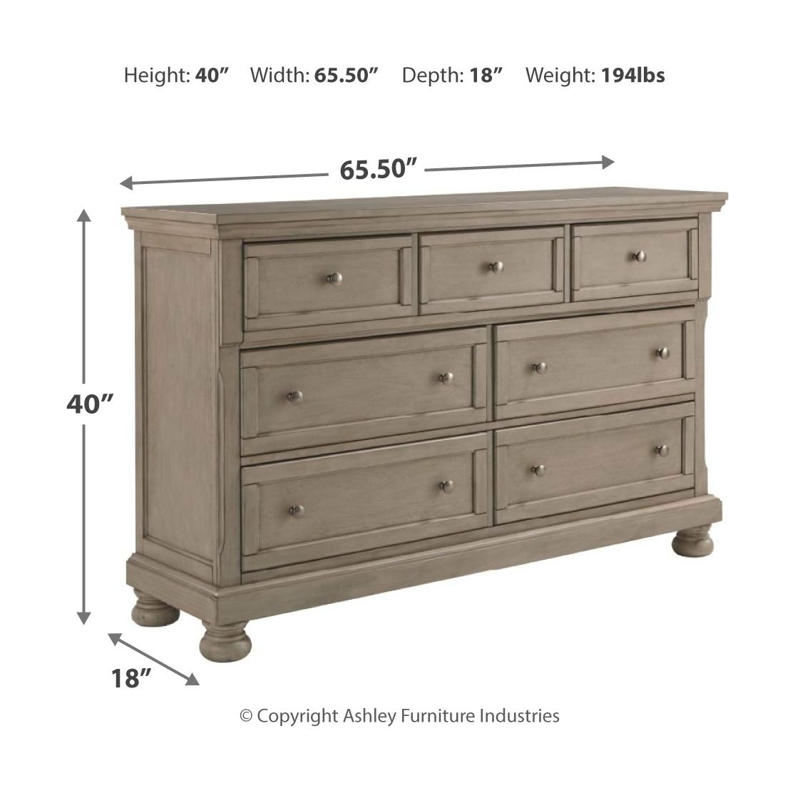 Signature Design by Ashley® Lettner - Sleigh Bedroom Set | Meri Furniture