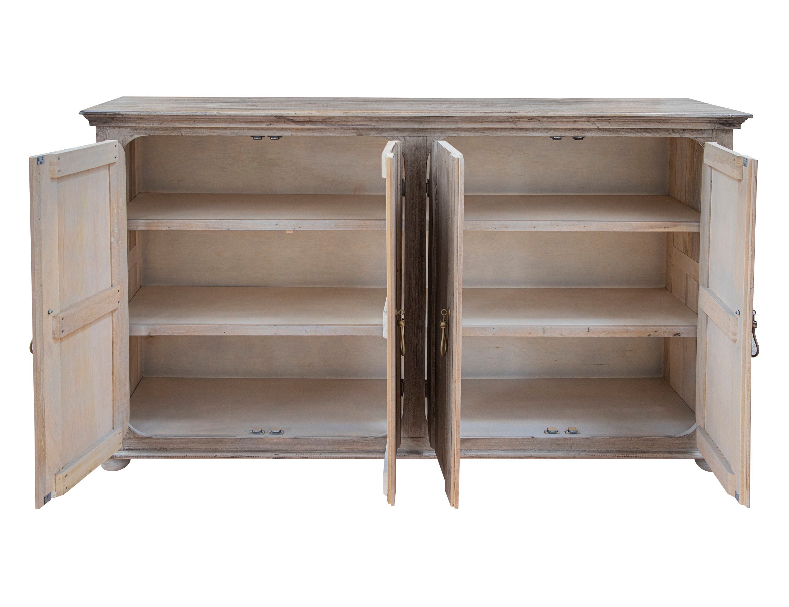 International Furniture Direct Alba - Console / TV Stand / Buffet - White Sea | Meri Furniture
