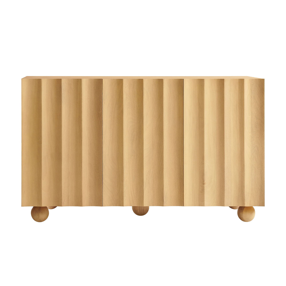 Sorren 54 Inch Scalloped Wood 3-Door Sideboard by Modway