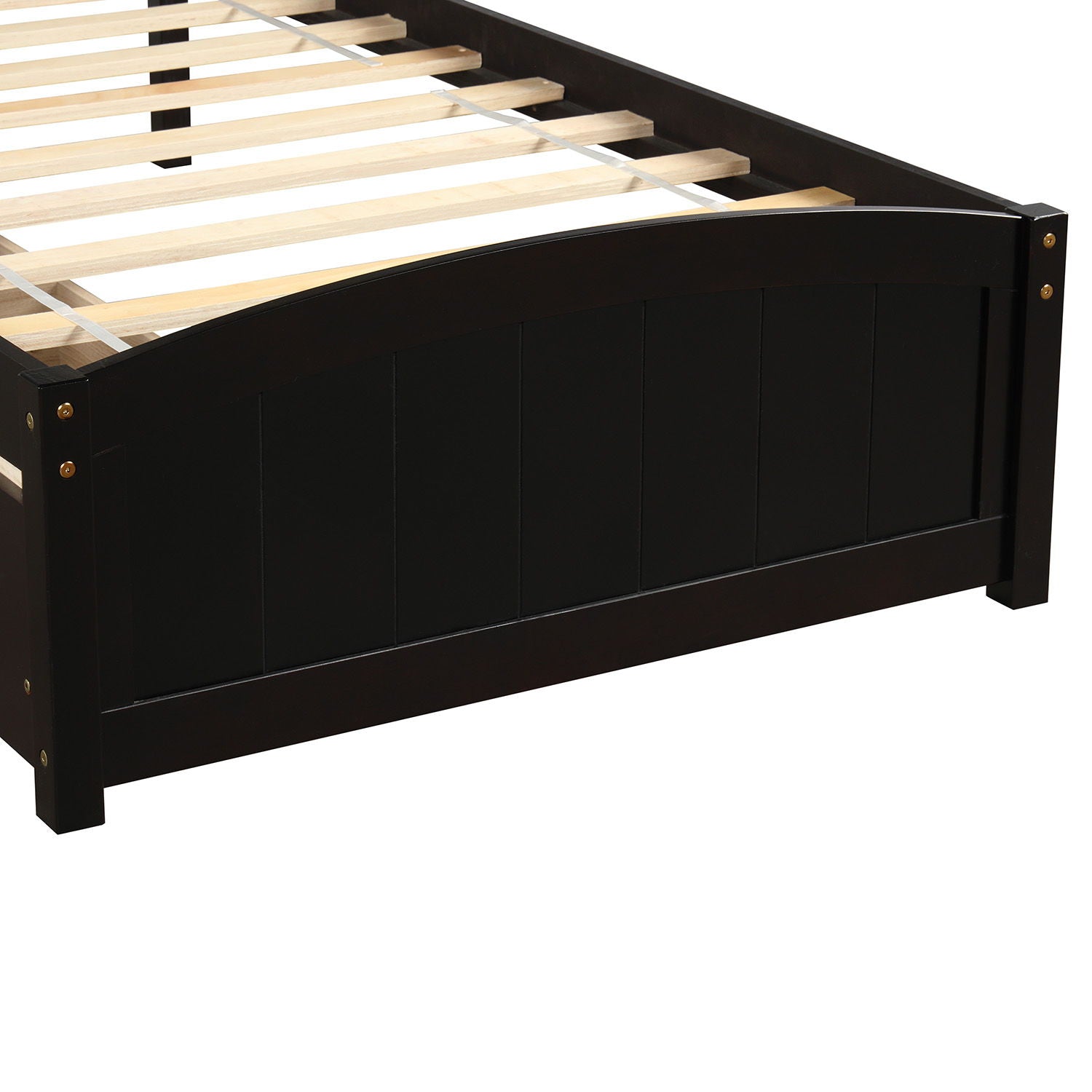 Platform Bed & Headboard, Footboard And Wood Slat Support