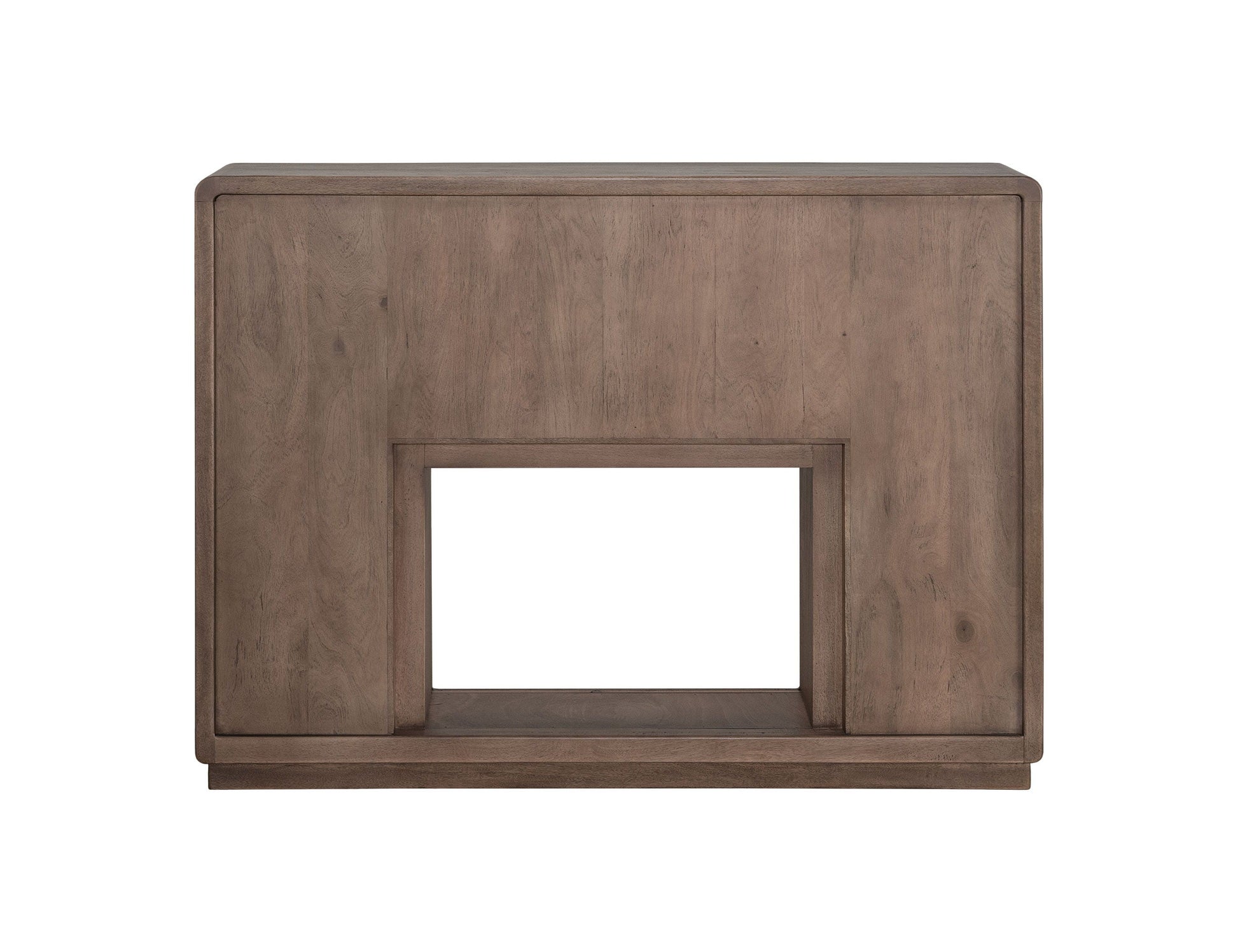 International Furniture Direct Mezquite - Mantel Fireplace - Light Brown | Meri Furniture
