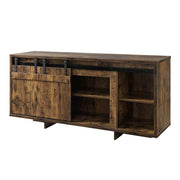 ACME Bellarosa - TV Stand - Rustic Oak | Meri Furniture
