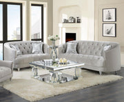 Coaster Fine Furniture Avonlea - Upholstered Sloped Arm Sofa Set Velvet | Meri Furniture