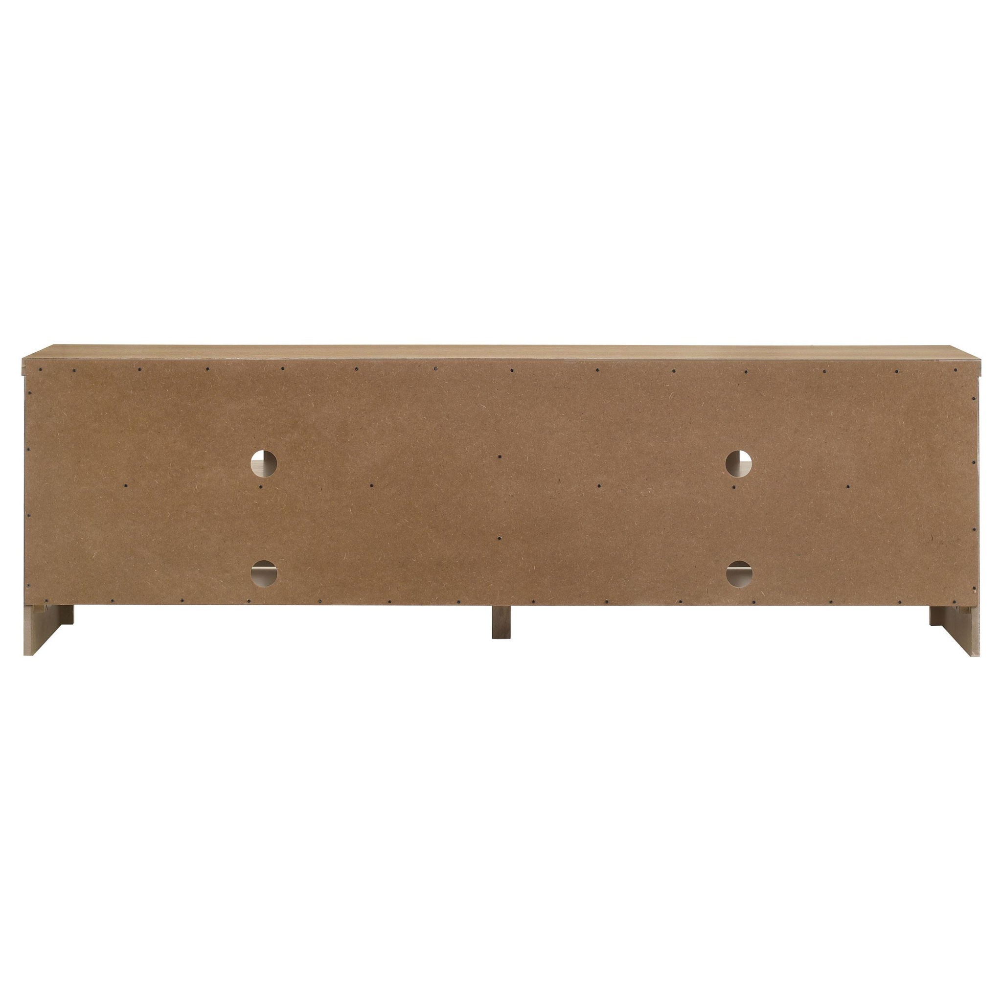 Brenham 79-inch 4-door TV Stand Media Console Washed Oak