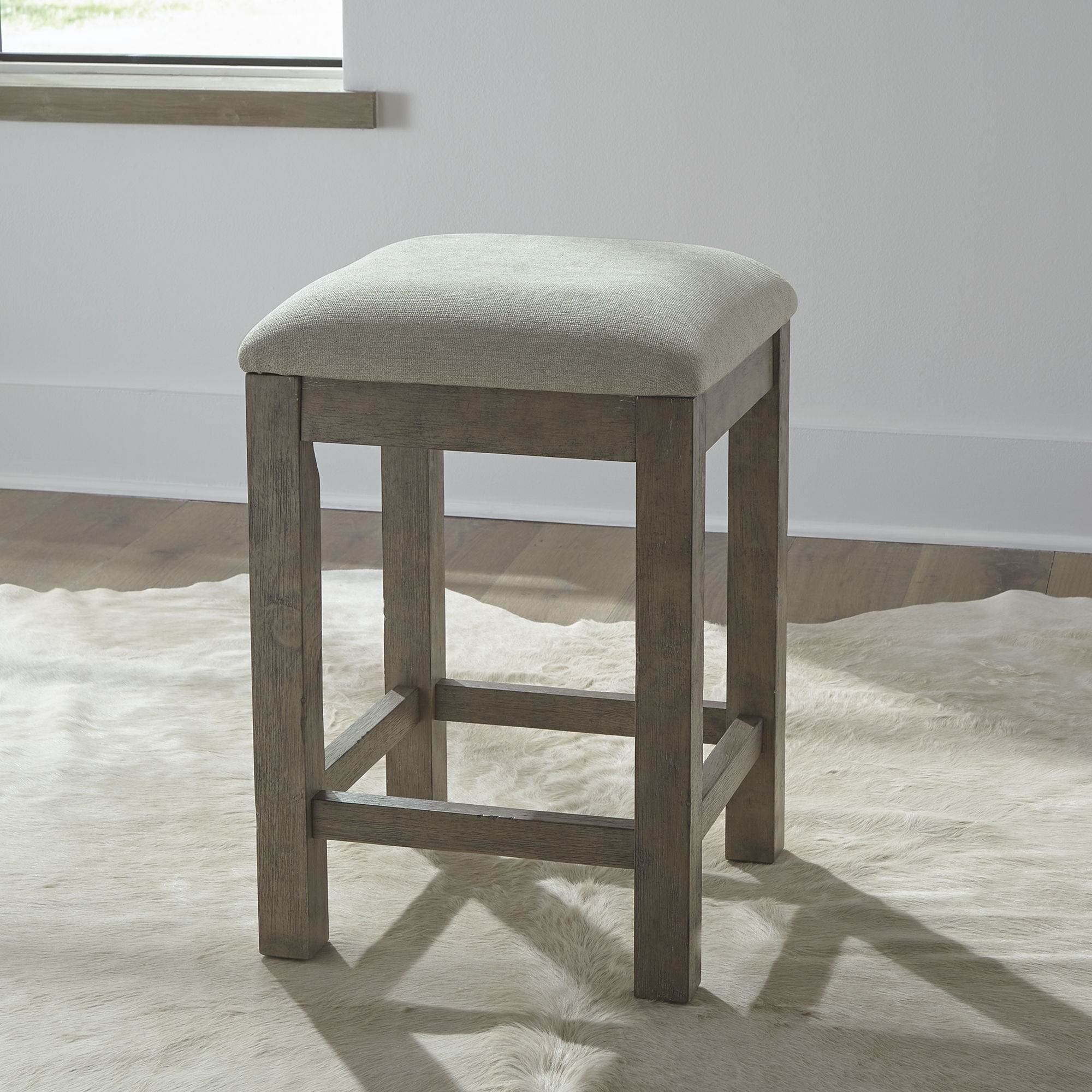 Liberty Furniture Bartlett Field - Upholstered Console Stool | Meri Furniture
