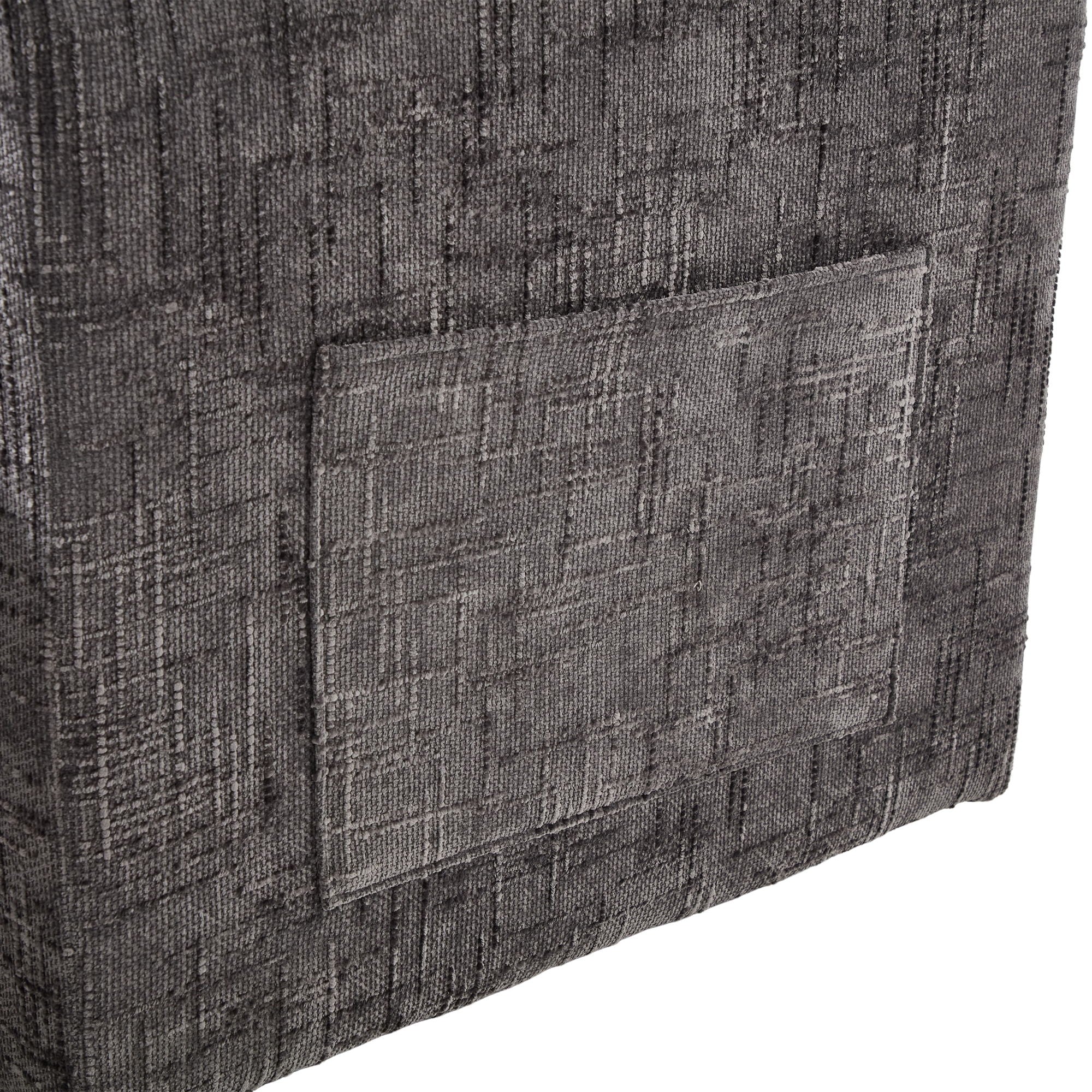 Multifunctional Chenille Recliner Sofa With Storage And Phone Bracket