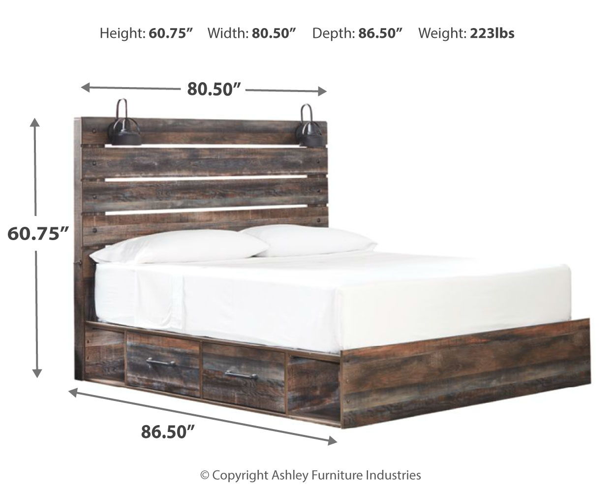 Signature Design by Ashley® Drystan - Panel Bedroom Set | Meri Furniture