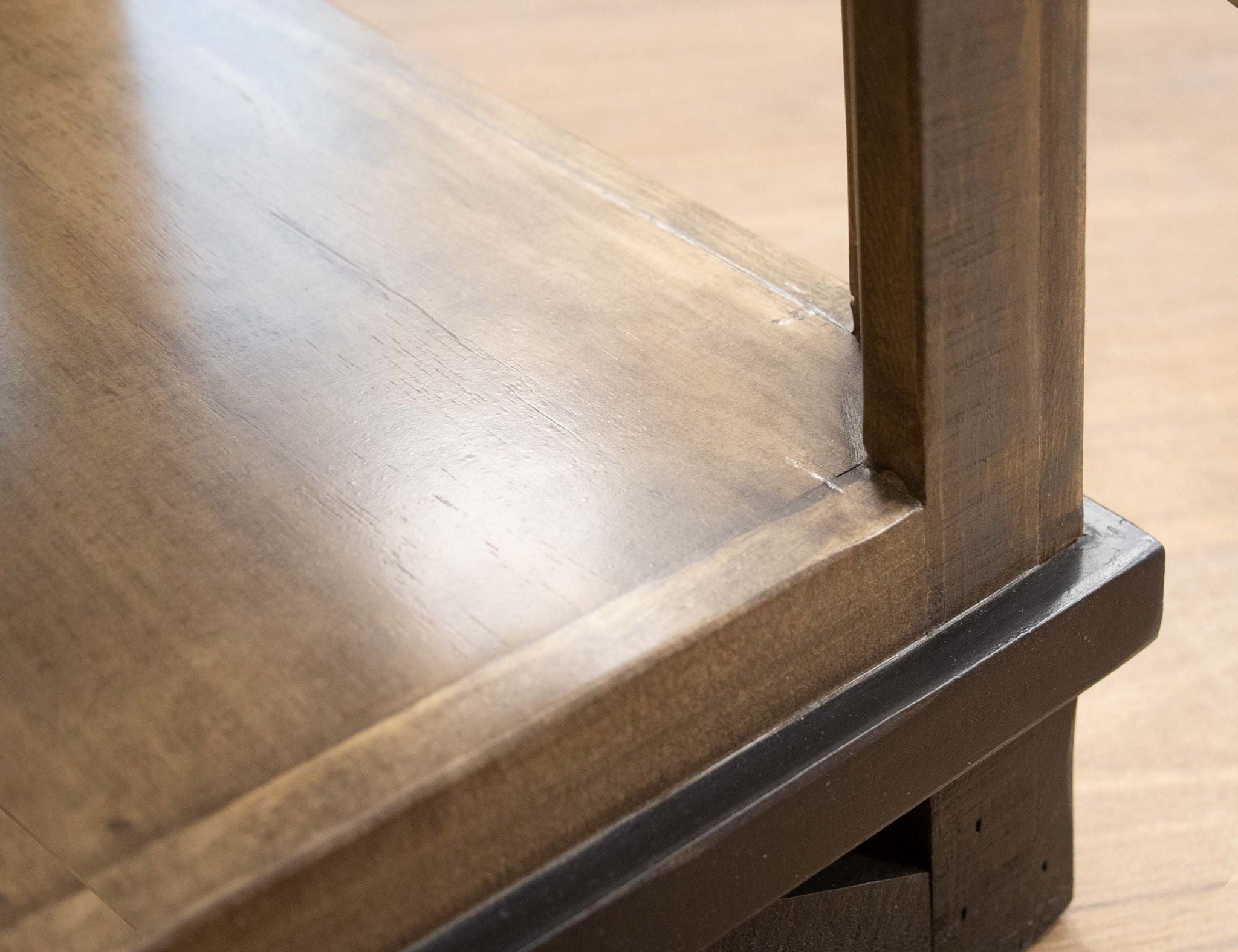 Loft - End Table - Two Tone Gray / Brown