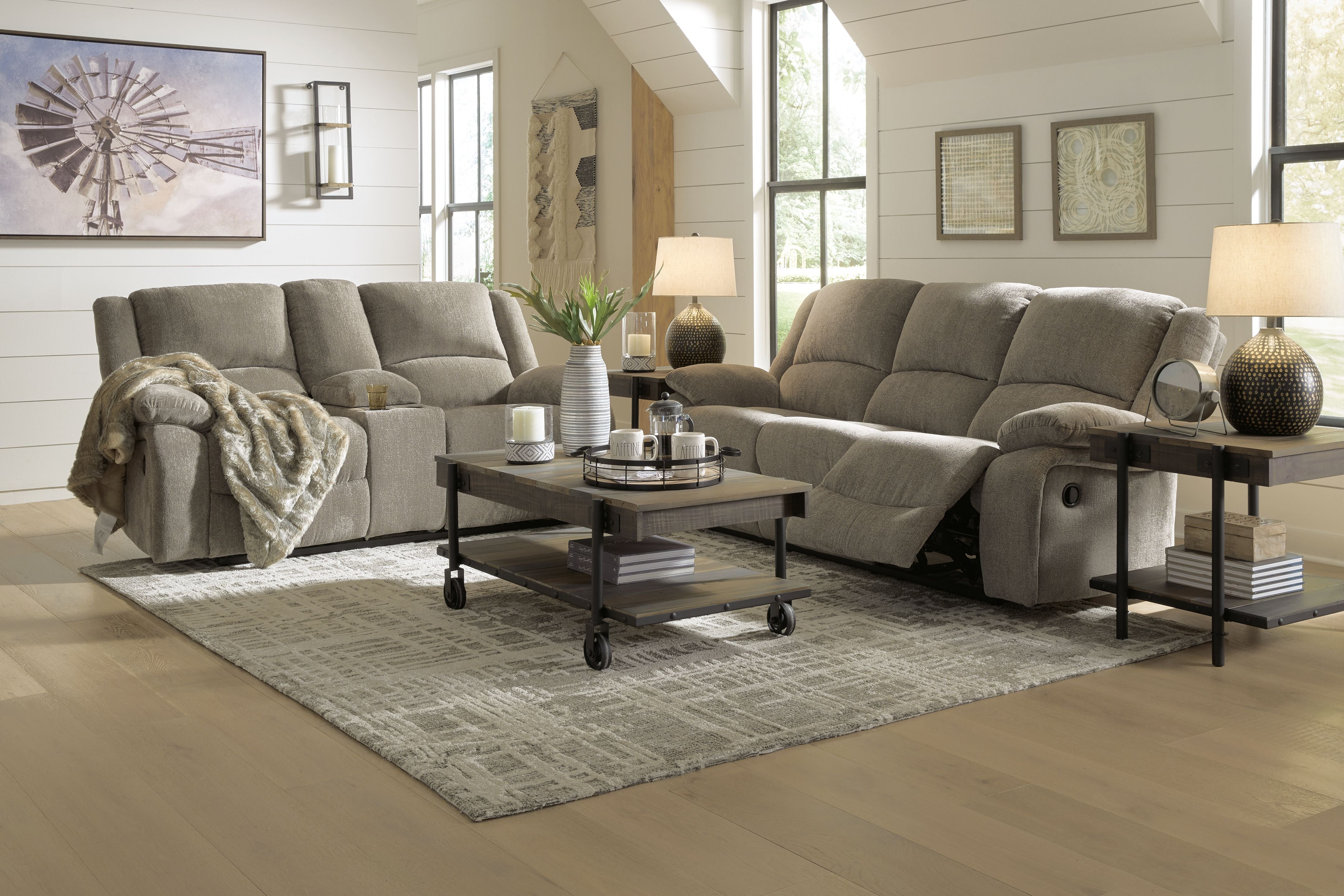 Signature Design by Ashley® Draycoll - Reclining Living Room Set | Meri Furniture