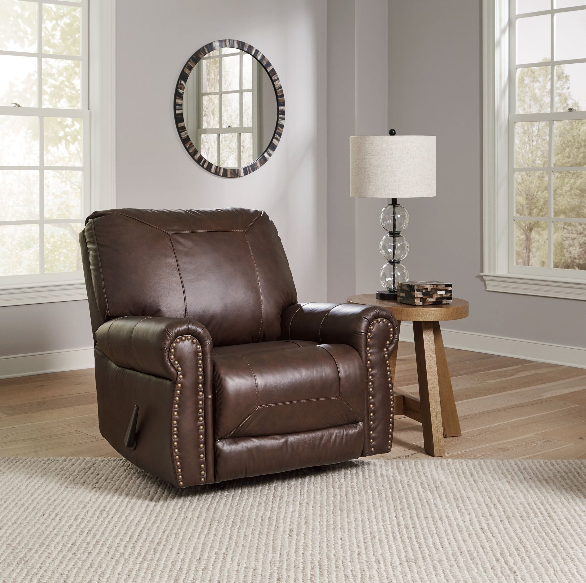 Signature Design by Ashley® Colleton - Dark Brown - Rocker Recliner | Meri Furniture