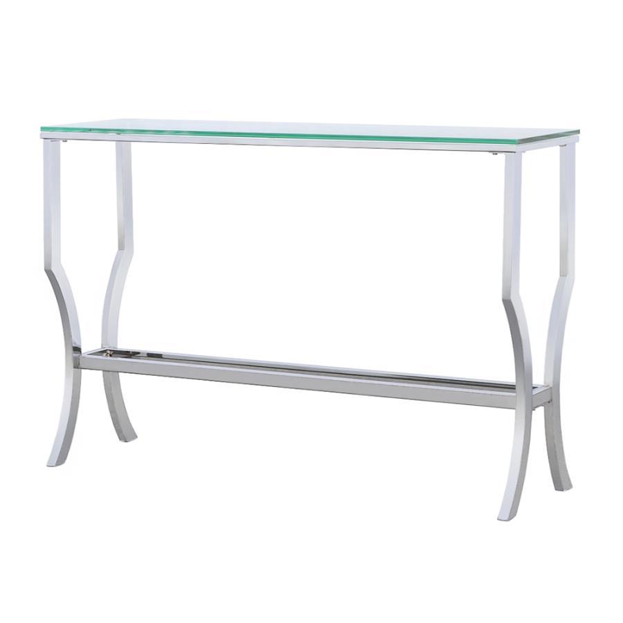 Saide - Rectangular Glass Top Table