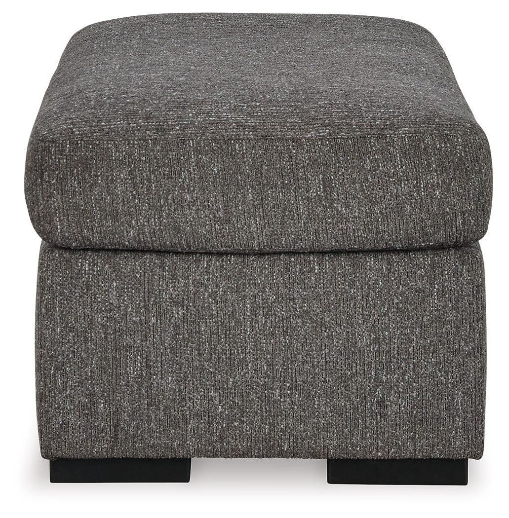 Signature Design by Ashley® Gardiner - Pewter - Ottoman | Meri Furniture
