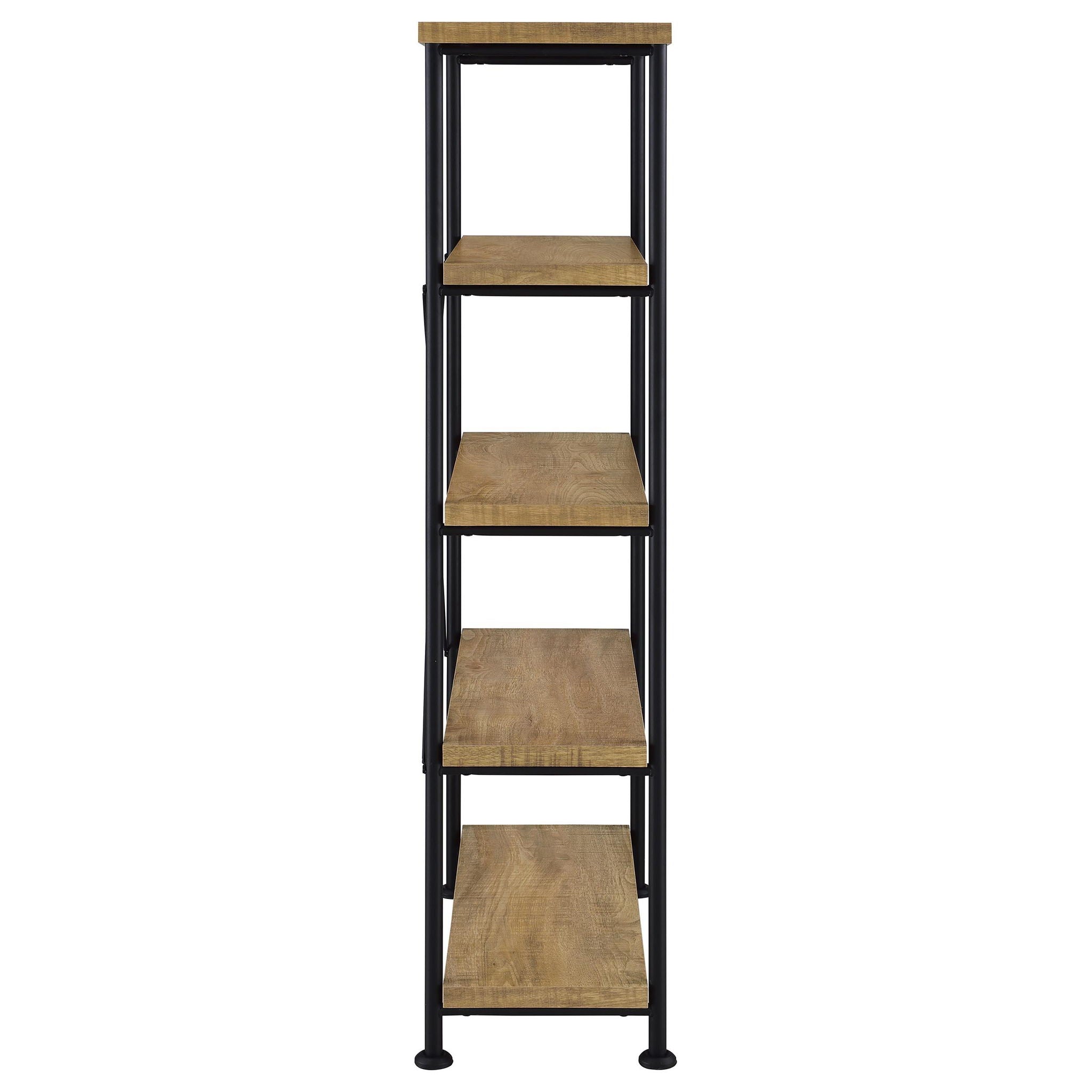 Analiese 63-inch 4-shelf Bookshelf Mango