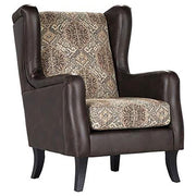 Coaster Fine Furniture Elmbrook - Upholstered Wingback Accent Club Chair - Brown | Meri Furniture