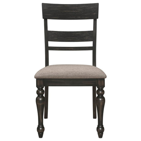 Bridget - Wood Dining Side Chair (Set of 2) - Charcoal