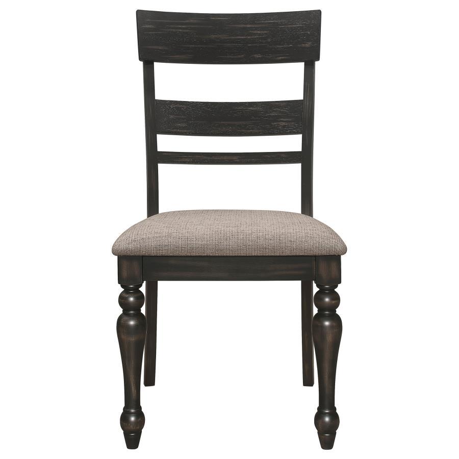 Coaster Fine Furniture Bridget - Wood Dining Side Chair (Set of 2) - Charcoal | Meri Furniture
