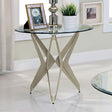 Furniture of America Alvise - End Table - Champagne | Meri Furniture
