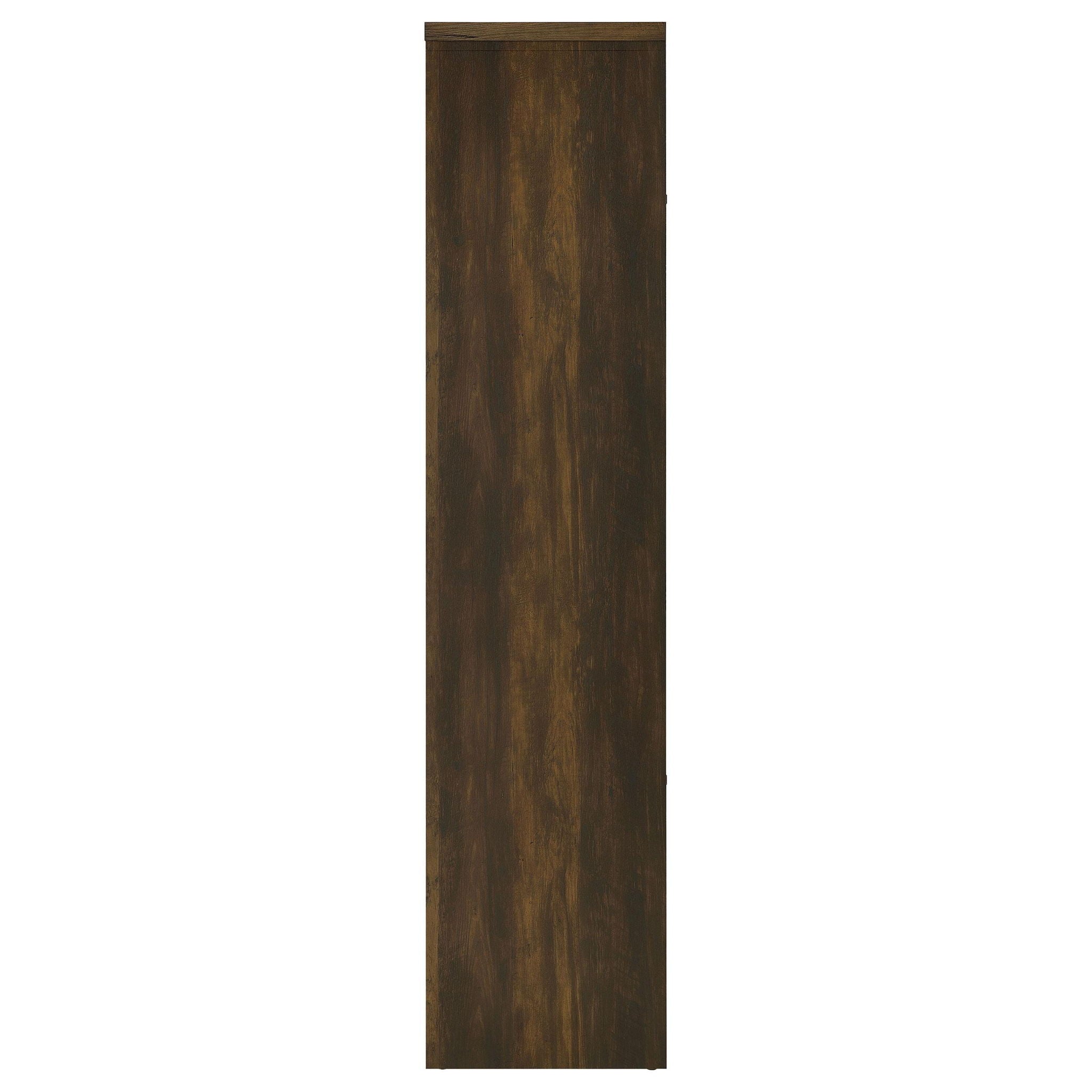 Laughlin 4-shelf Engineered Wood Media Tower Dark Pine