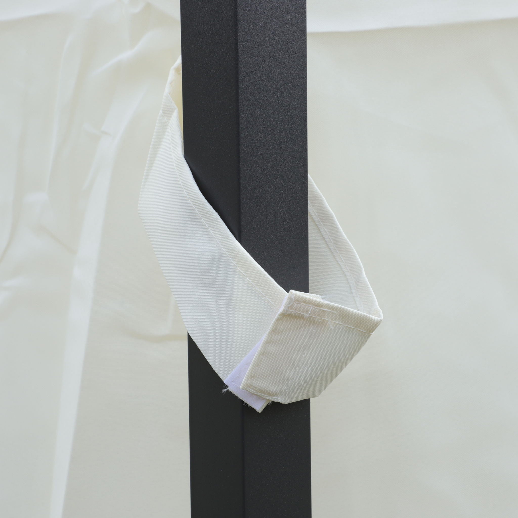 Outdoor Patio Gazebo Tent With Ventilated Double Roof And Sidewall