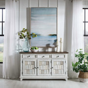 Liberty Furniture River Place - Accent Server - White | Meri Furniture