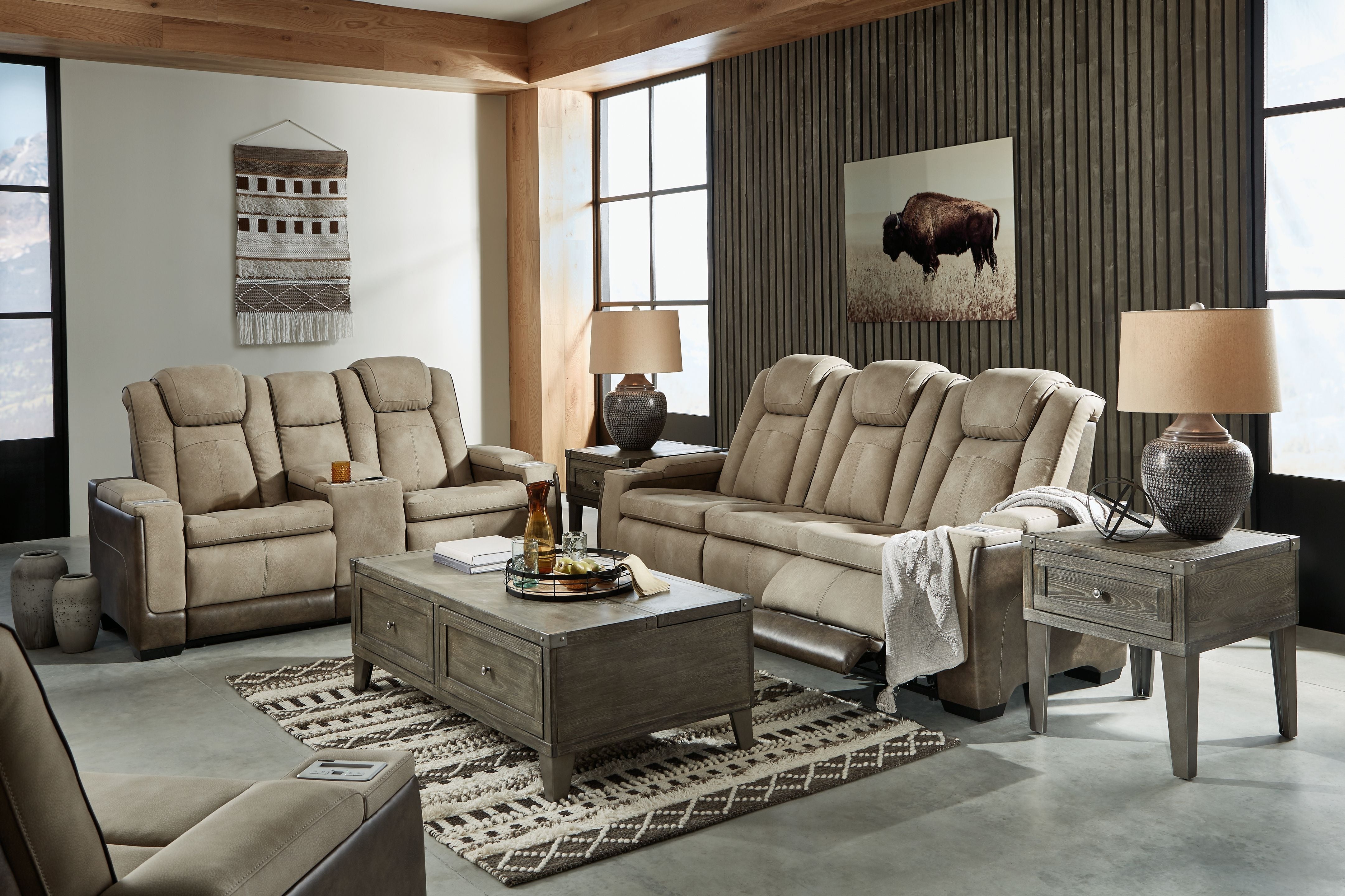 Signature Design by Ashley® Next-Gen Durapella - Power Reclinering Living Room Set | Meri Furniture